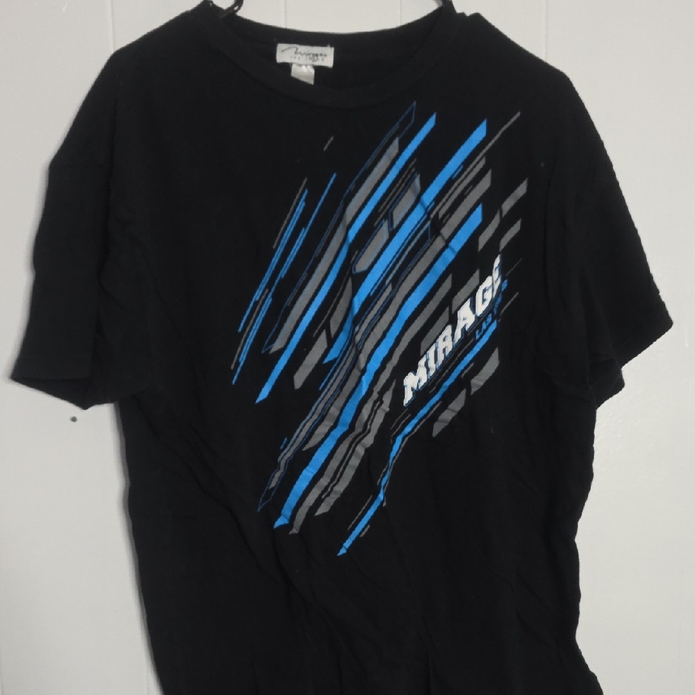 T.J.Maxx Black and Blue Men's Tee